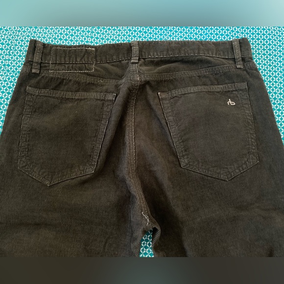 Rag and Bone corduroy button closure men pants size 33 brown - Picture 15 of 15